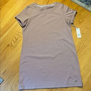 Southern Tide Abigail Dress seagrass green striped size large NWT 5578